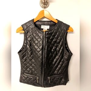Vest -Vegan Leather -Size M
